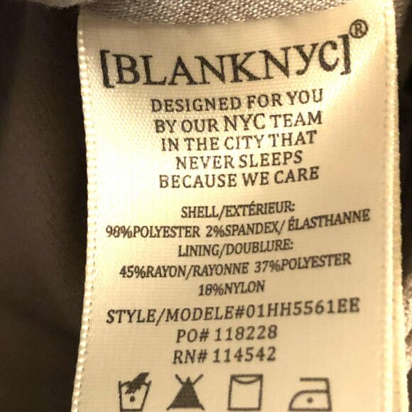 New Blank NYC Songbird Moto Jacket Asymmetric Zip Sand\Taupe XS - Picture 8 of 8